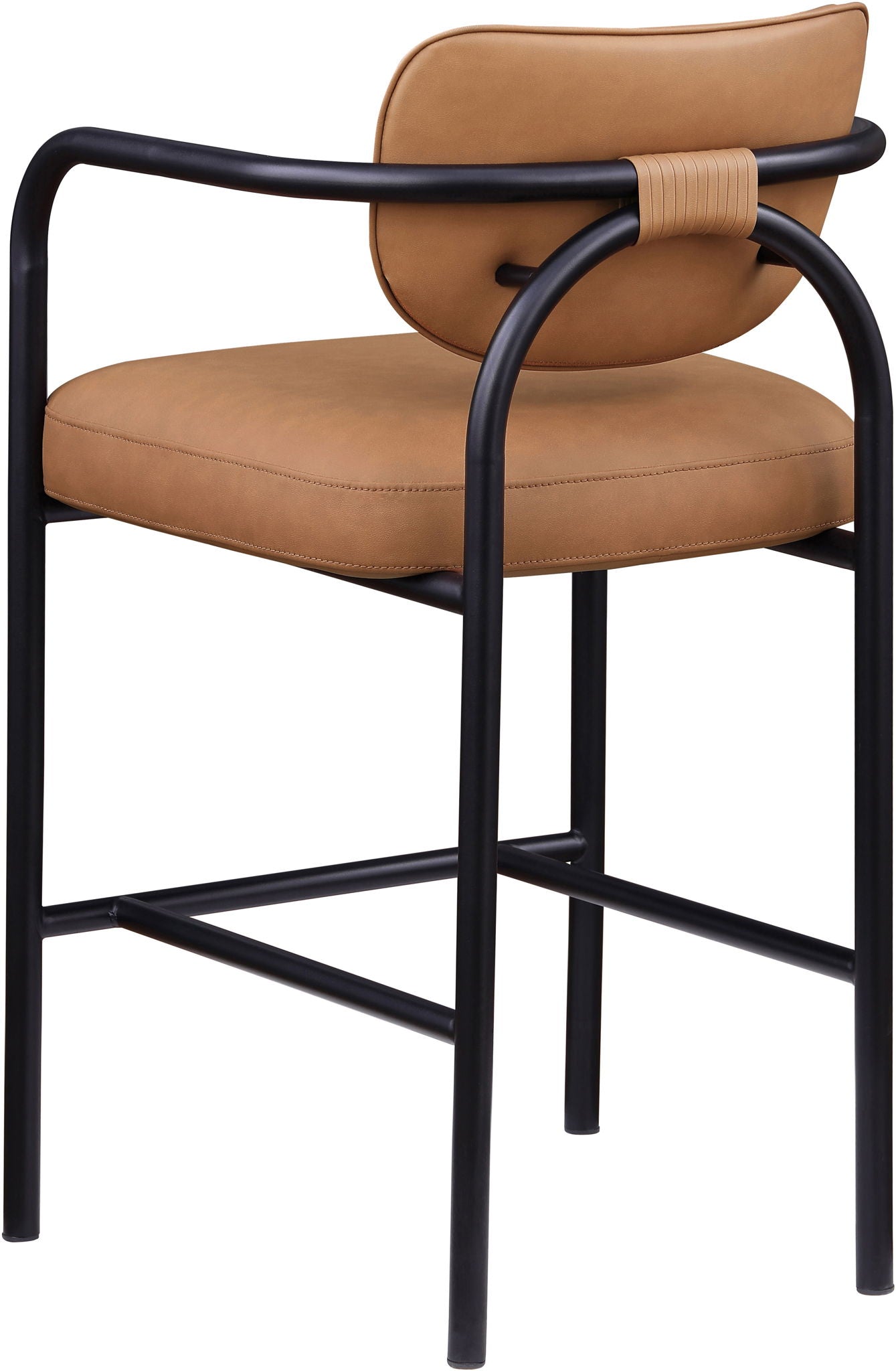 Serava - Vegan Leather Upholstered Bar Stool