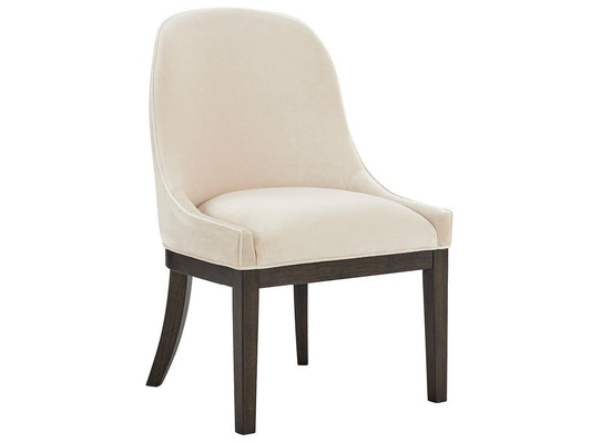 Fenwick - Upholstered Arm Chair - Beige / Dark Brown