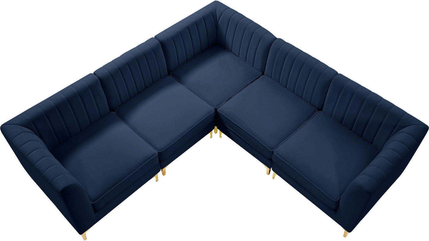 Alina - 5 Piece Modular Corner Sectional