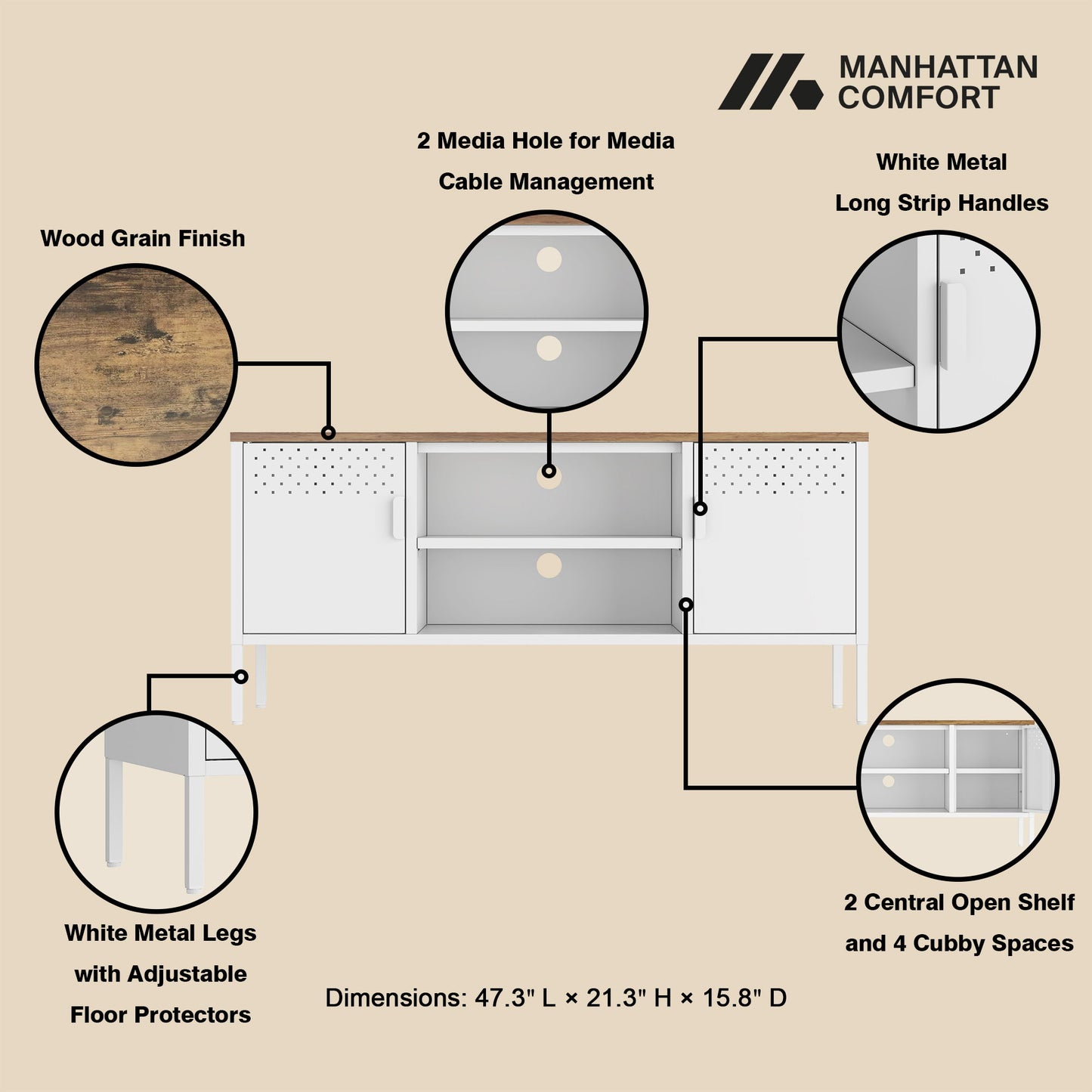 Manhattan Landen - Storage Cabinet