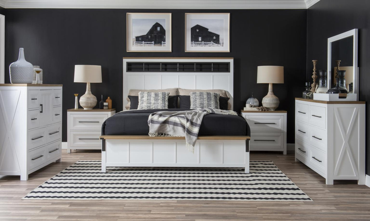 Franklin - Complete Two Tone Panel Bed
