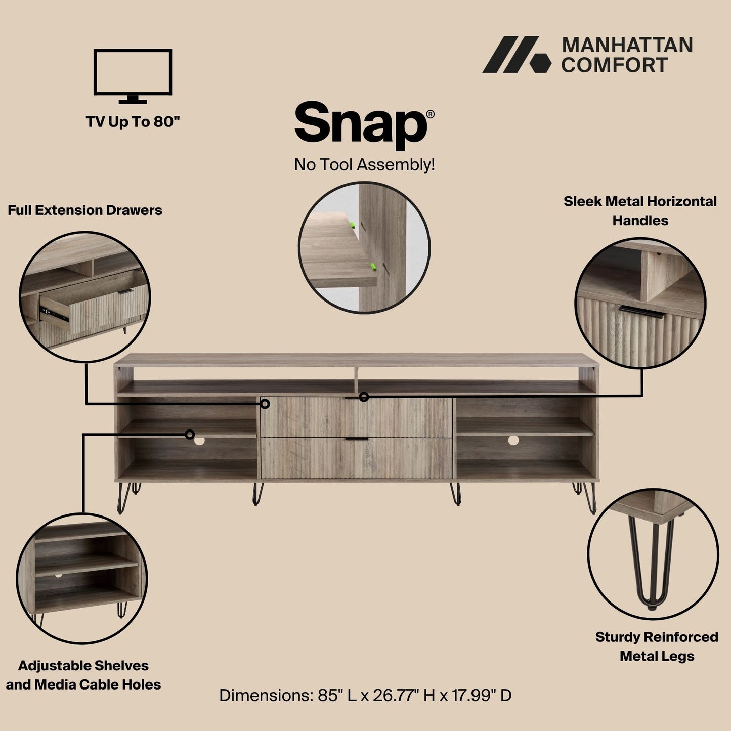 Manhattan Dumbo - TV Stand