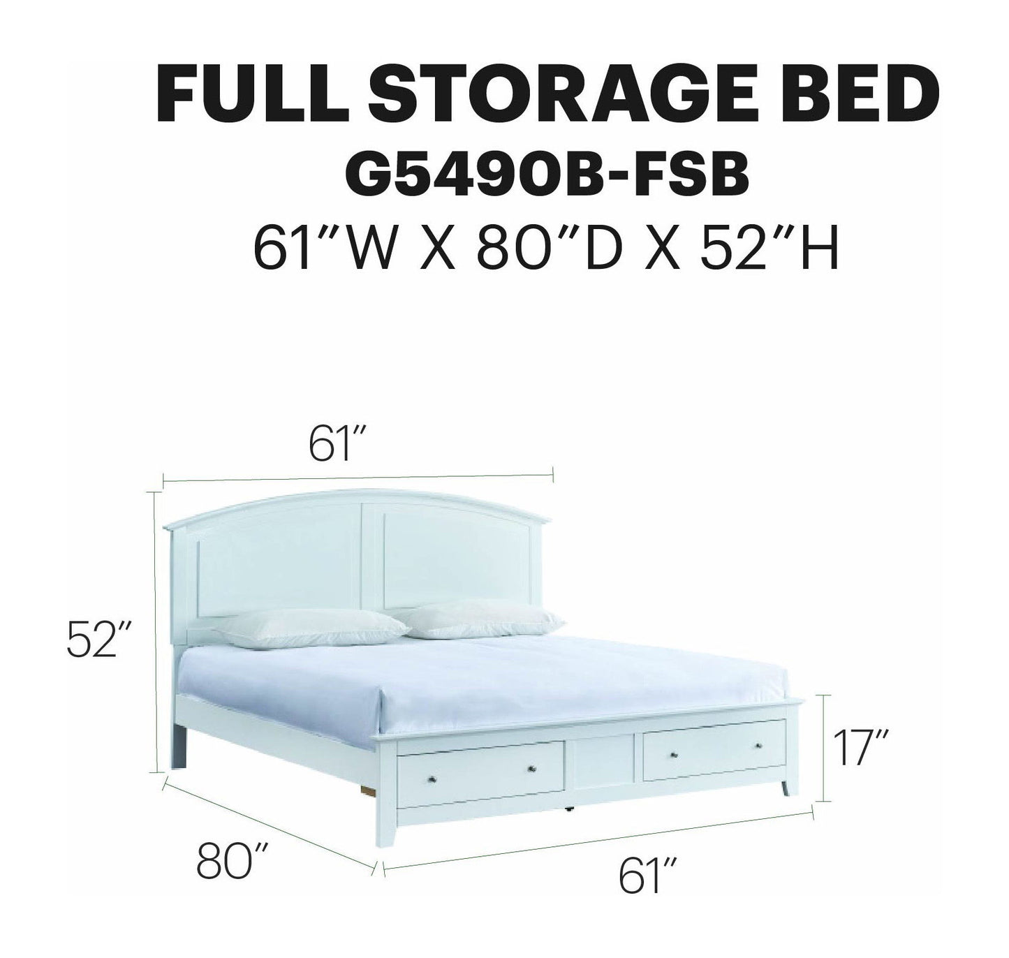 Glory Furniture - Hammond - Storage Bed