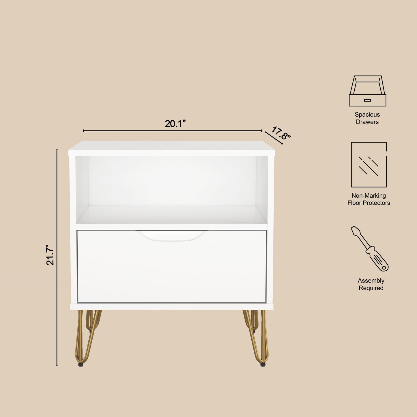 Manhattan Avira - Nightstand