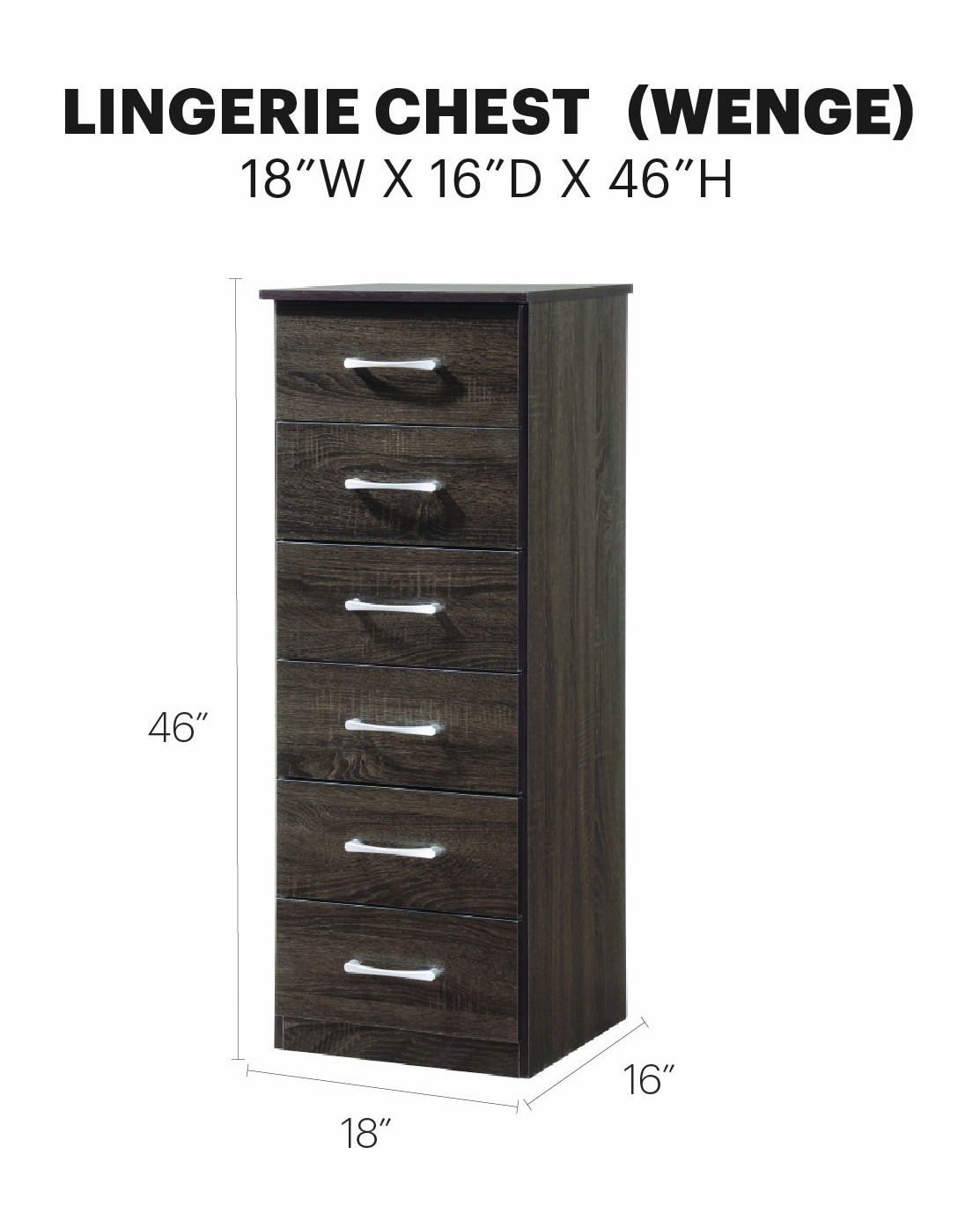 Glory Furniture - Boston - Lingerie Chest