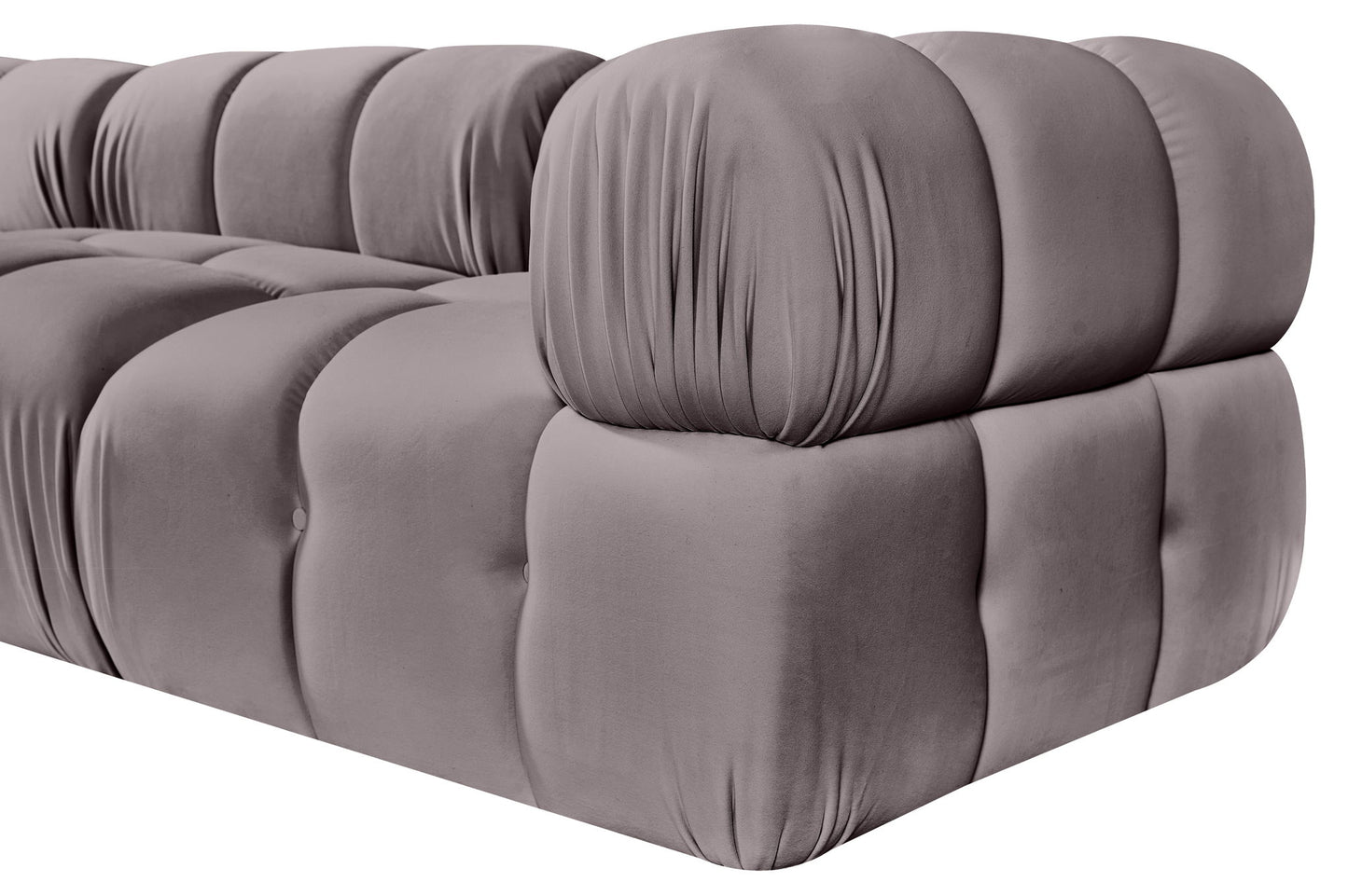Orin - Velvet Performance Fabric Upholstered 3 Piece Modular Sofa