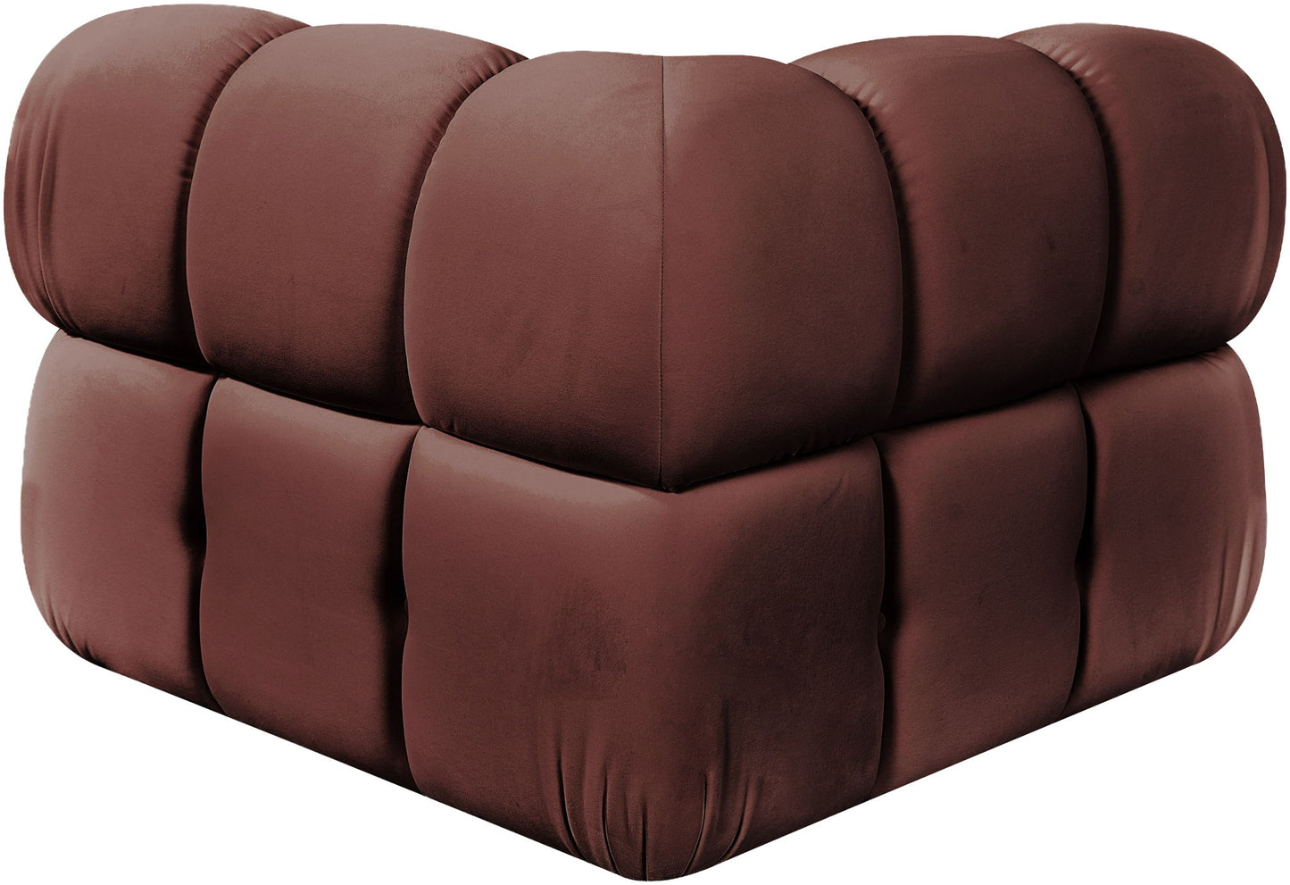 Orin - Velvet Performance Fabric Upholstered Modular Corner Chair