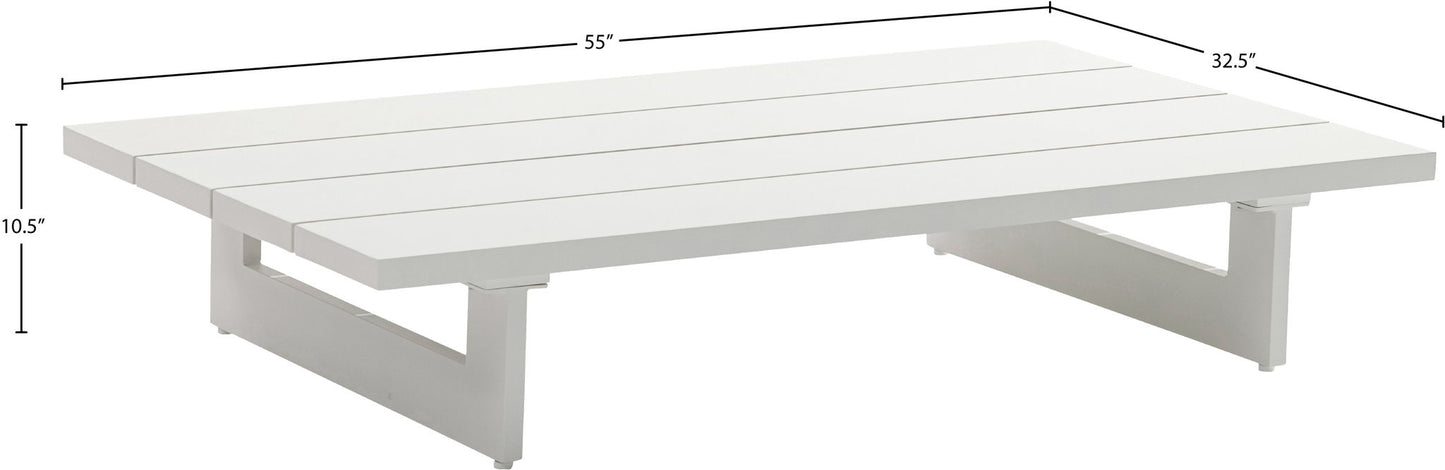 Maldives - Metal Patio Coffee Table