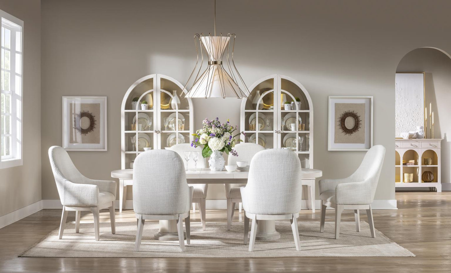 Harmony - Complete Double Pedestal Dining Table