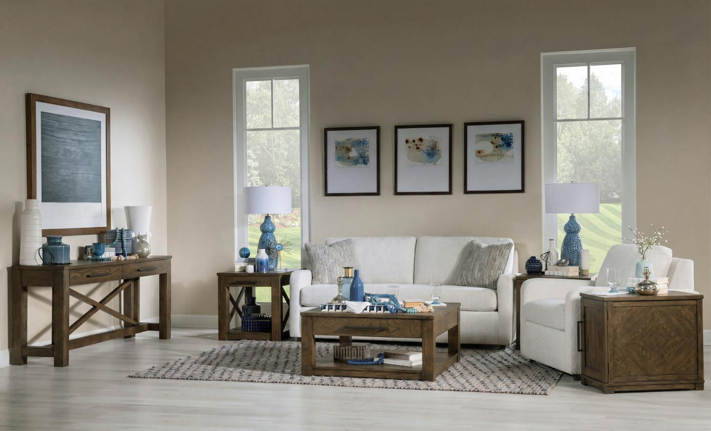 Ellison - Chairside Table - Desert Oak