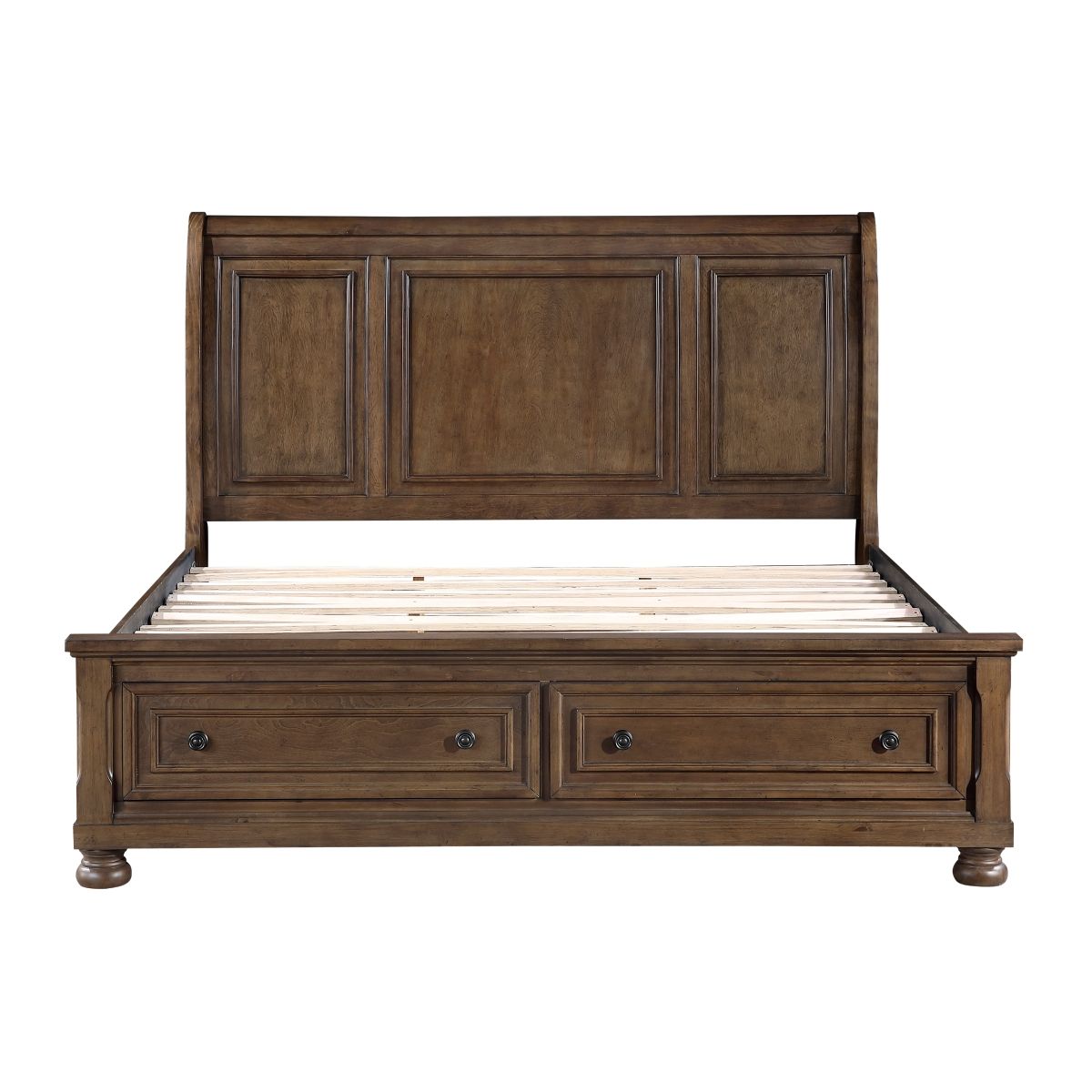 Begonia Eastern King Platform Bed with Footboard Storage
