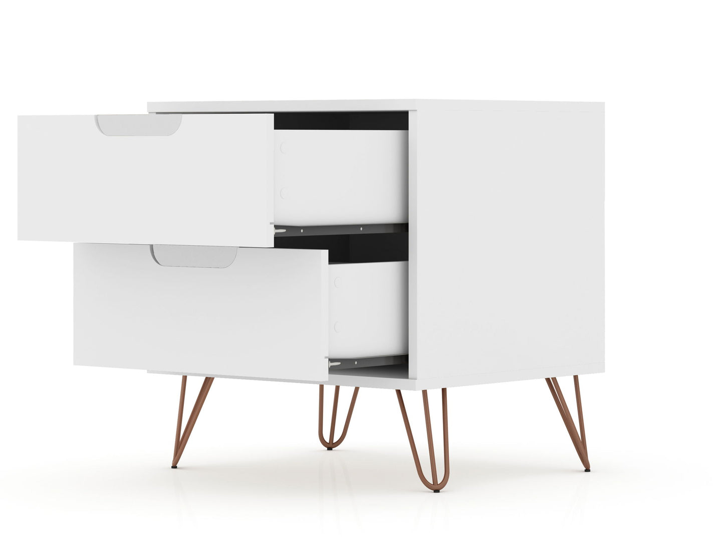 Manhattan Rockefeller - 2-Drawer Nightstand