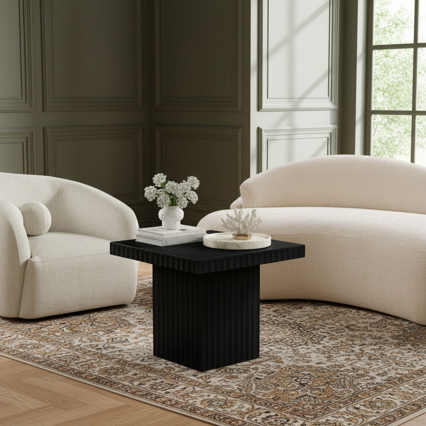Spencer - 18" Oak Veneer Coffee Table