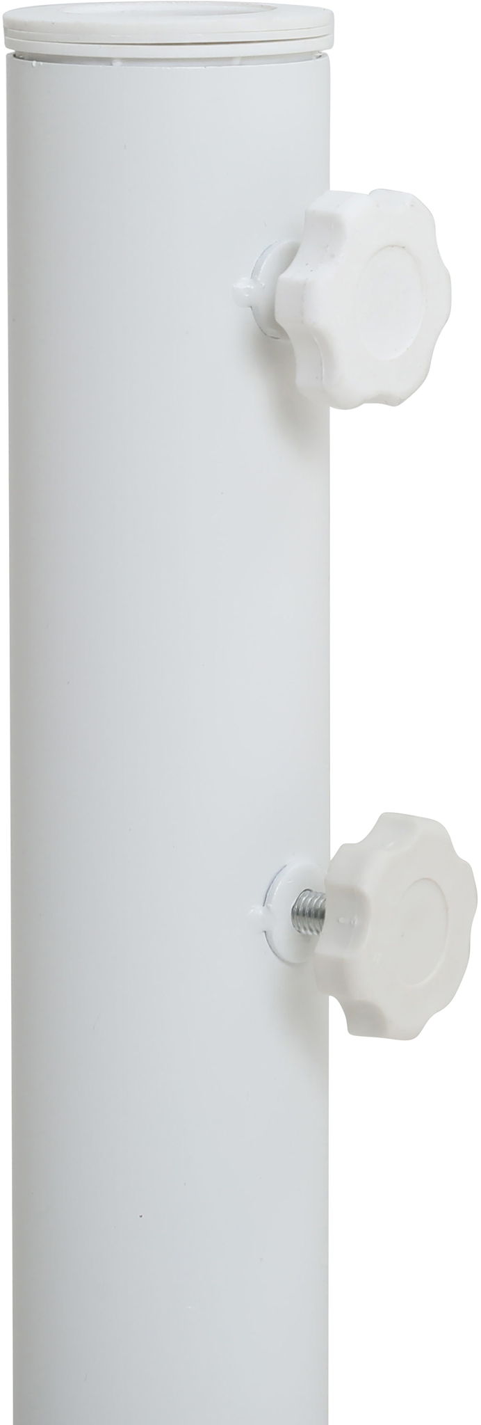 Amalfi - Patio Umbrella - White Base / White Pole