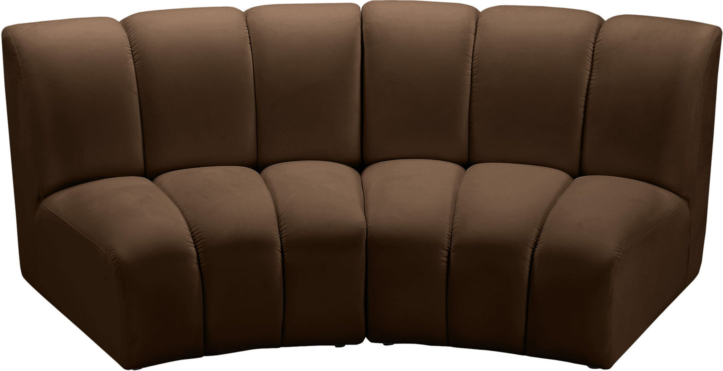 Infinity - 2 Piece Modular Sectional - Brown