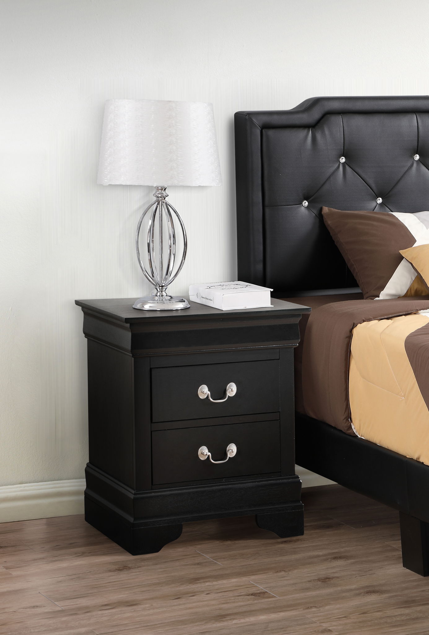 Glory Furniture - Louis Phillipe - Wooden Nightstand