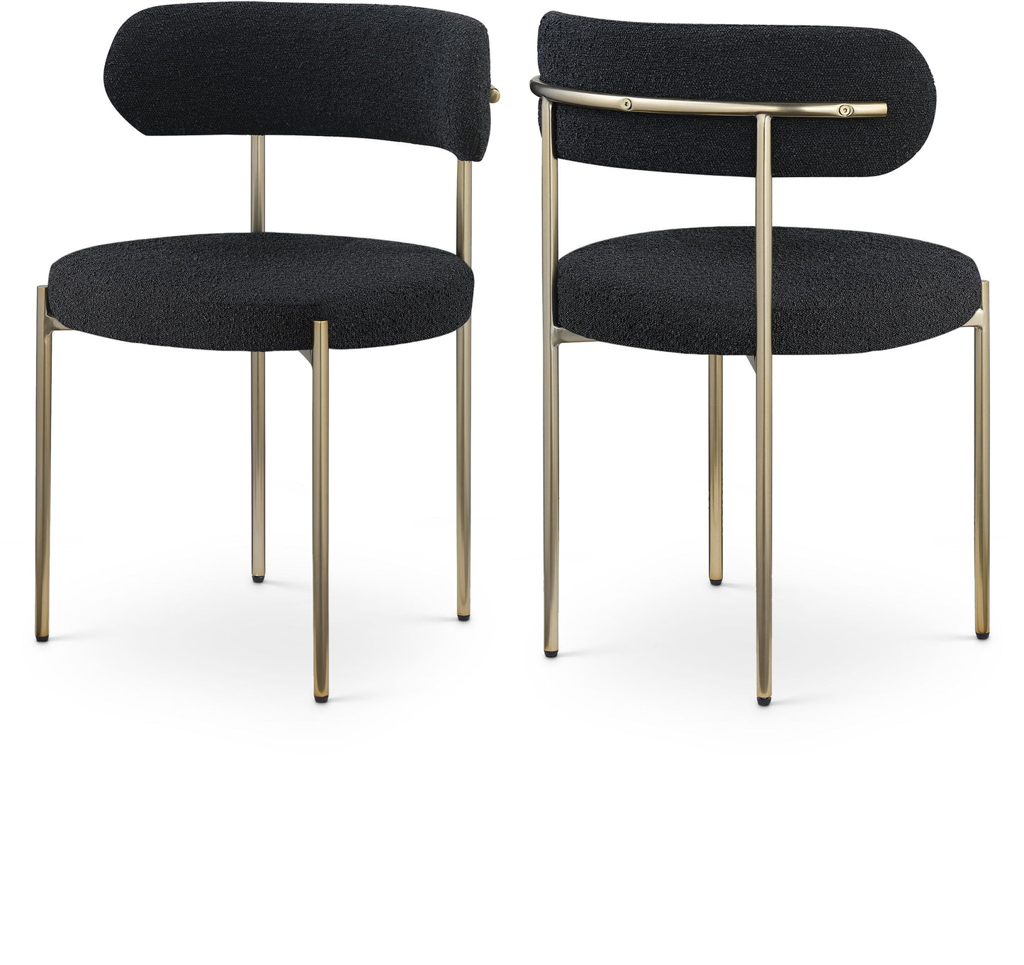 Beacon - Boucle Fabric Dining Chair (Set of 2)