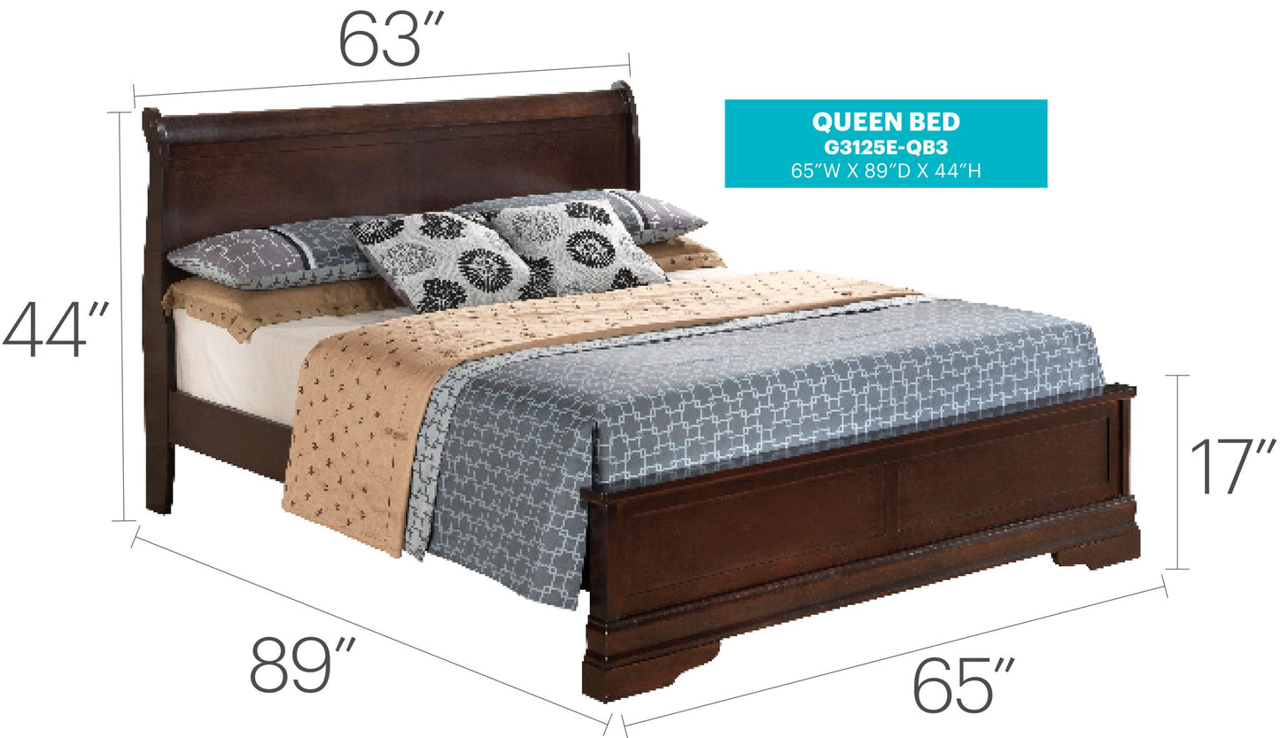 Glory Furniture - Louis Phillipe - Bed