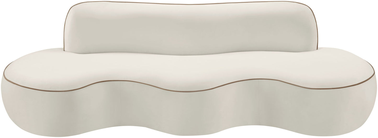 Swerve - Velvet 101" Upholstered Sofa