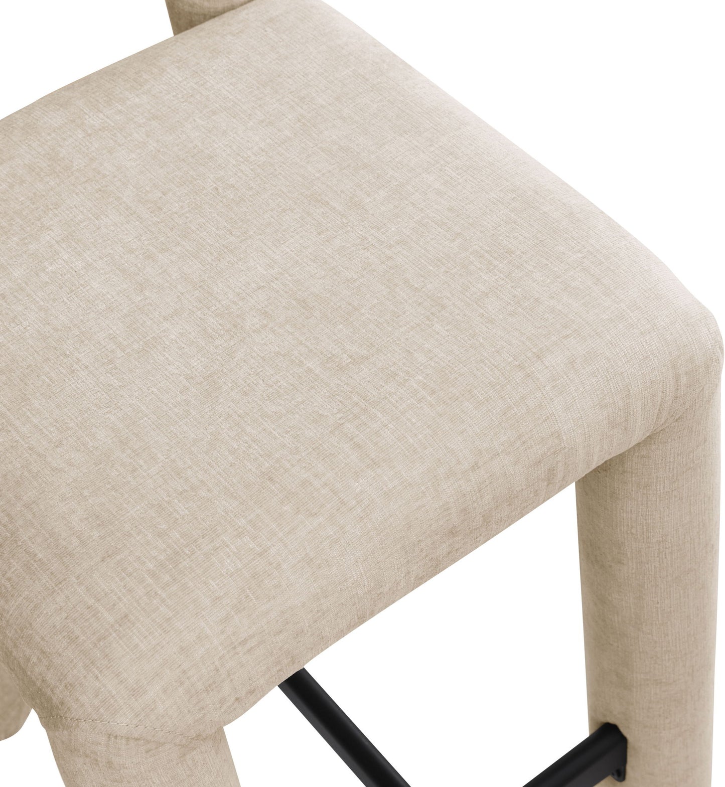 Amari - Chenille Fabric Stool