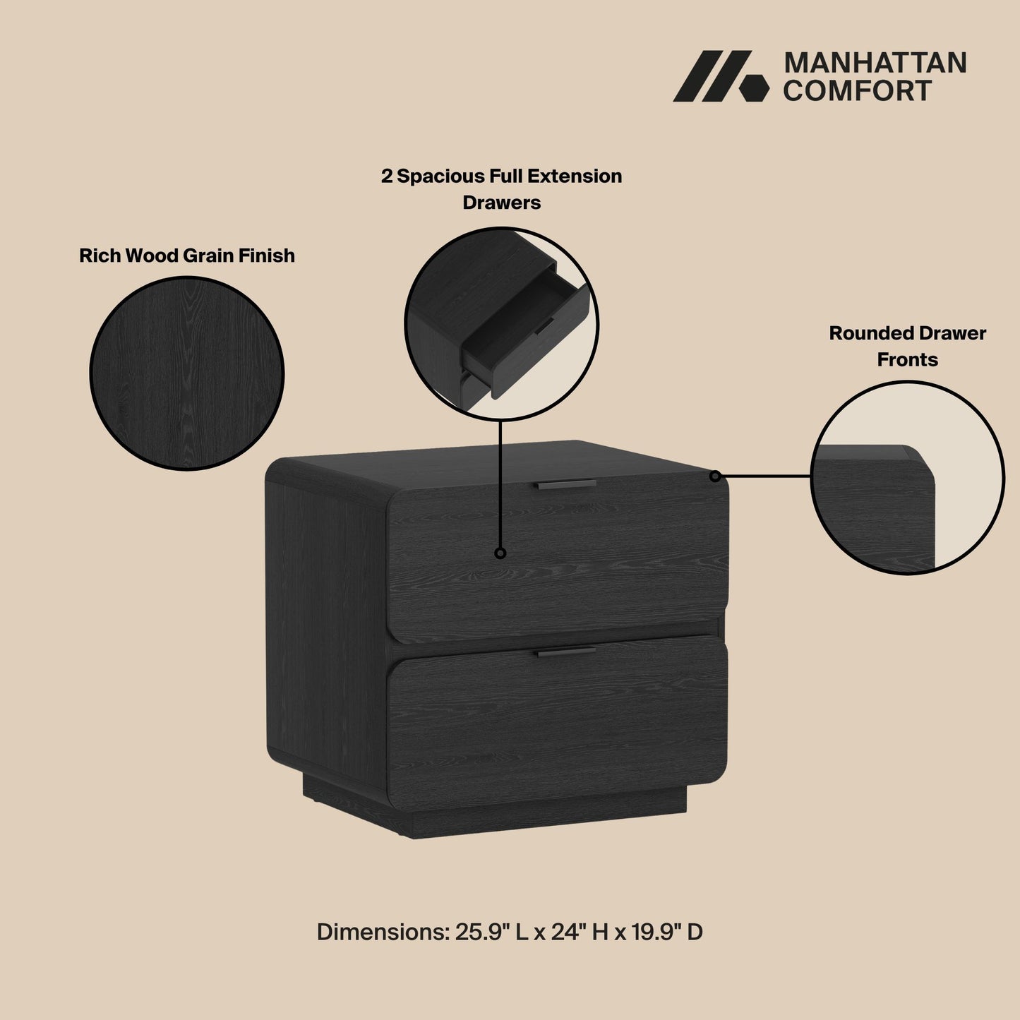 Manhattan Chrystie - Nightstand