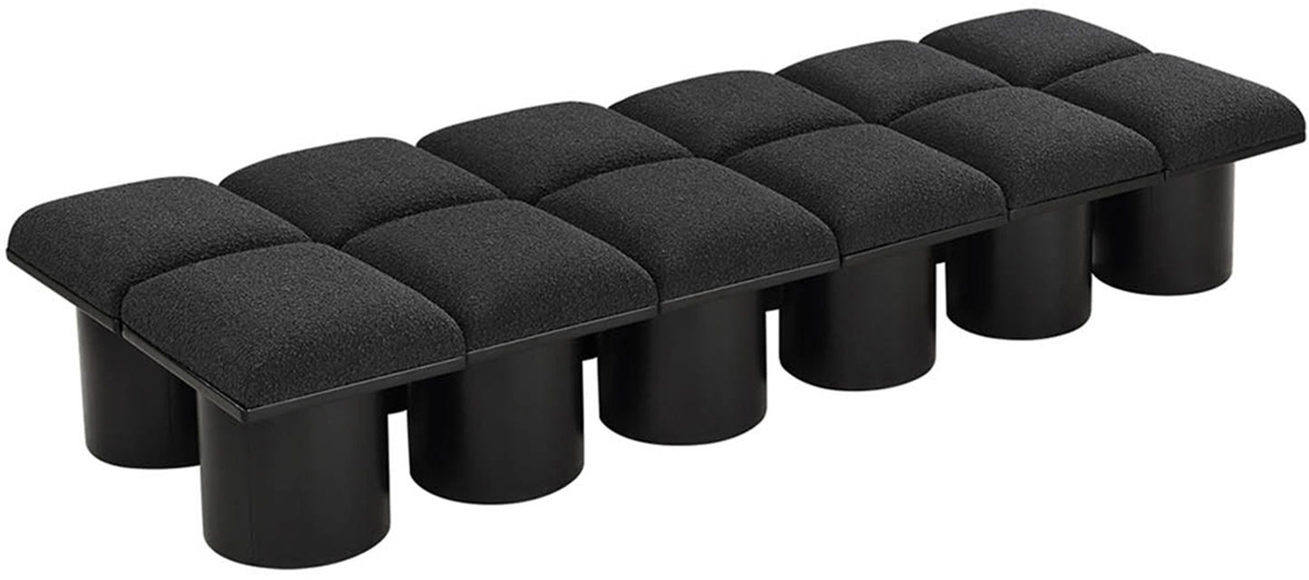 Pavilion - 12 Piece Modular Bench With Black Base