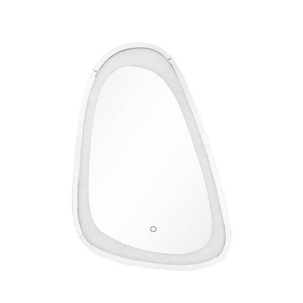 Noralie - 46" Accent Mirror With LED - Mirrored & Faux Diamonds