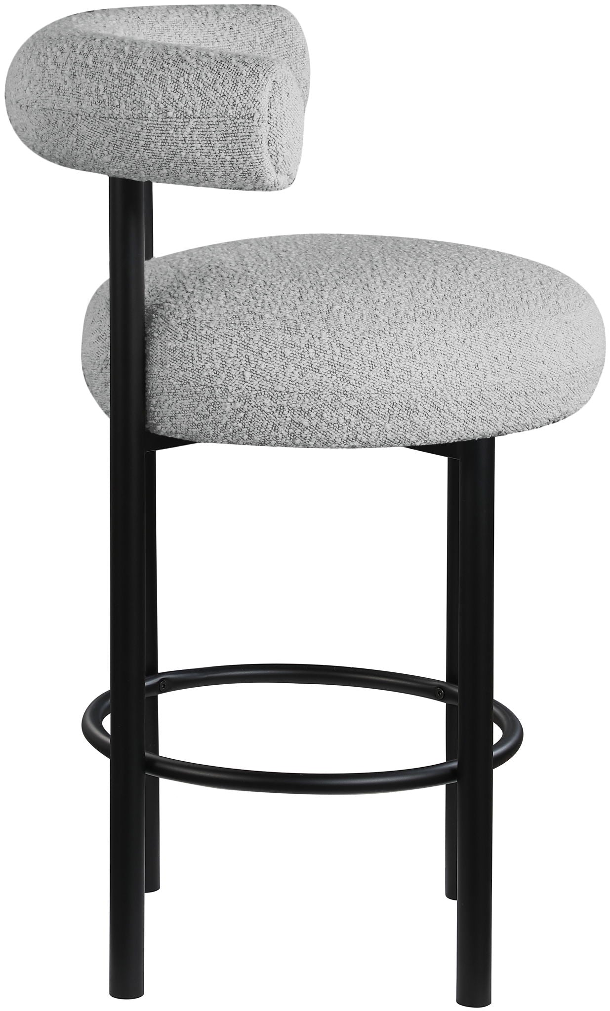 Bordeaux - Stool With Black Legs (Set of 2)