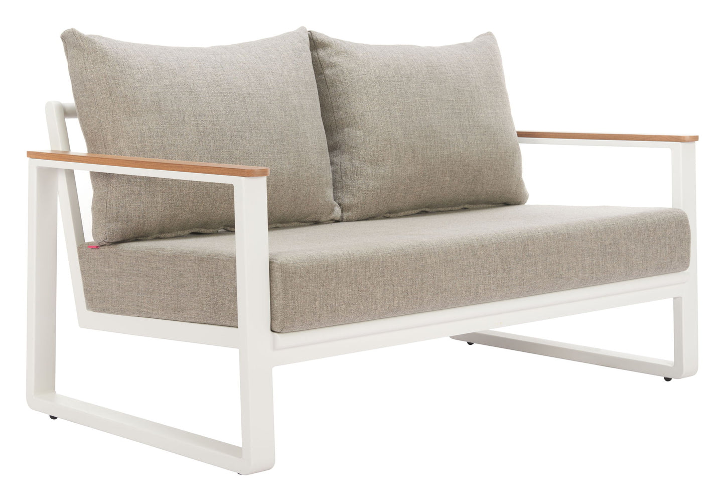 Welt - Outdoor Sofa - Taupe / White