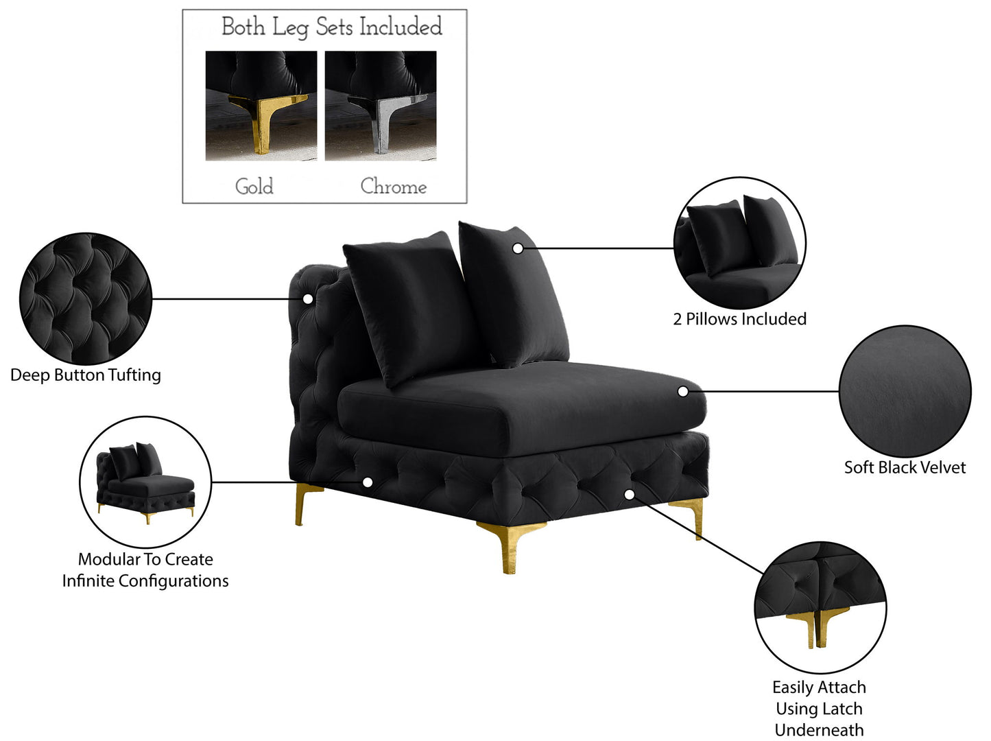 Tremblay - Armless Chair