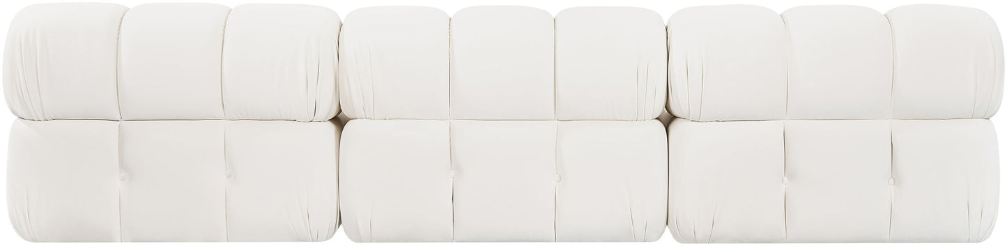 Orin - Velvet 3 Piece Modular Sofa