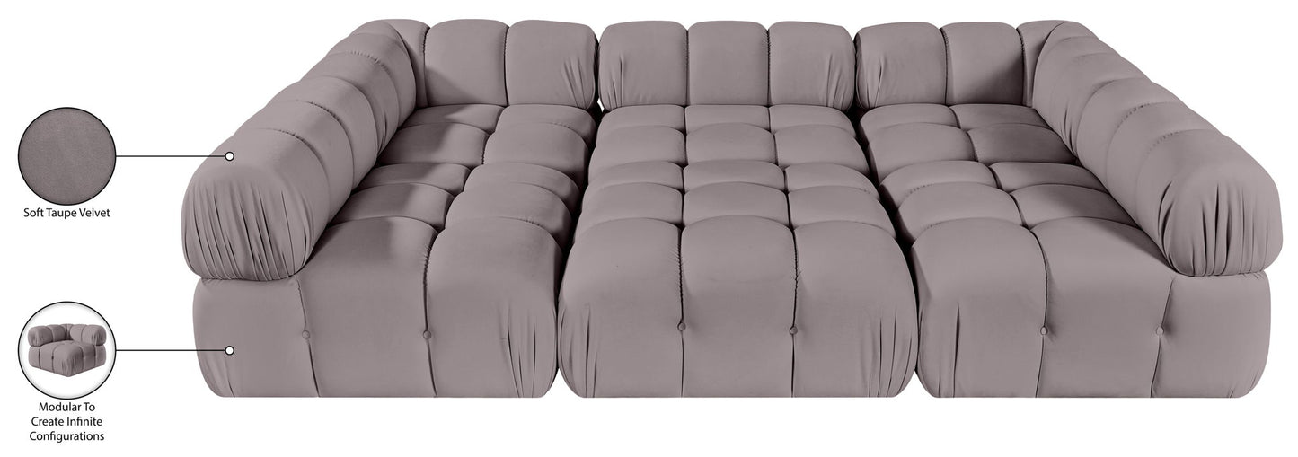 Orin - Velvet 6 Piece Modular Sectional