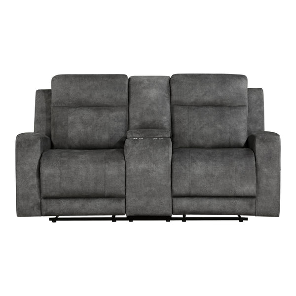 Muncie Double Reclining Love Seat with Center Console