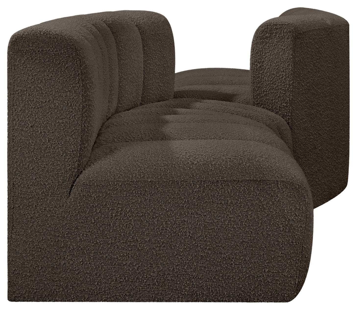Arc - Boucle Fabric 4 Piece Sofa