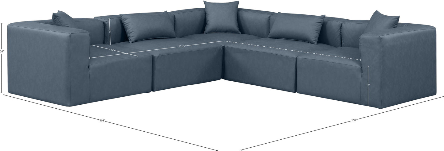 Cube - 5 Piece Modular Corner Sectional