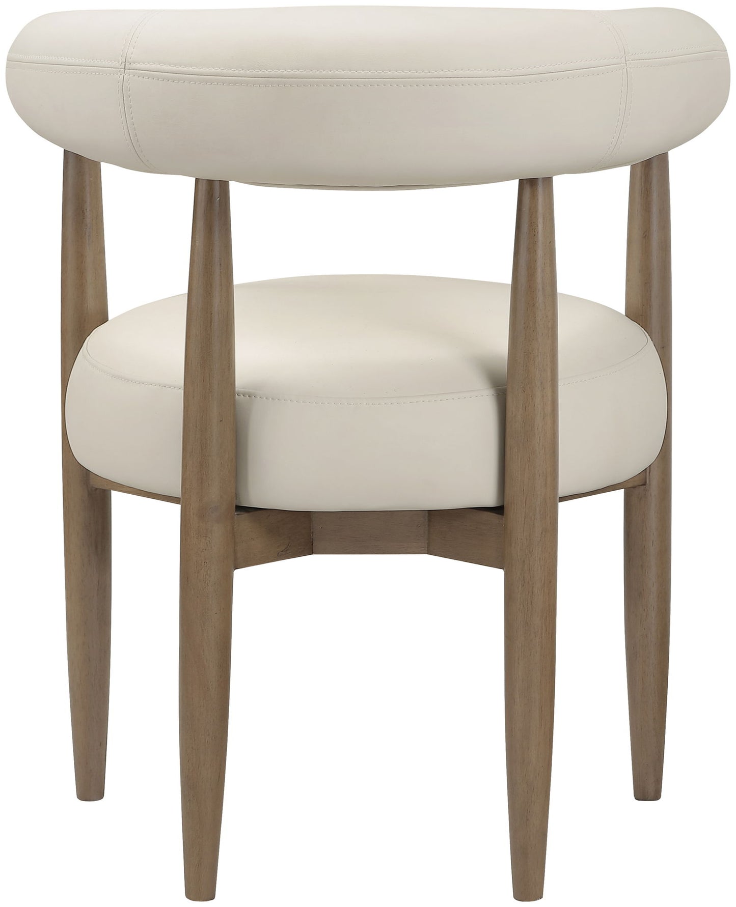 Sable - Vegan Leather Upholstered Dining Chair (Set of 2) - Brown Base