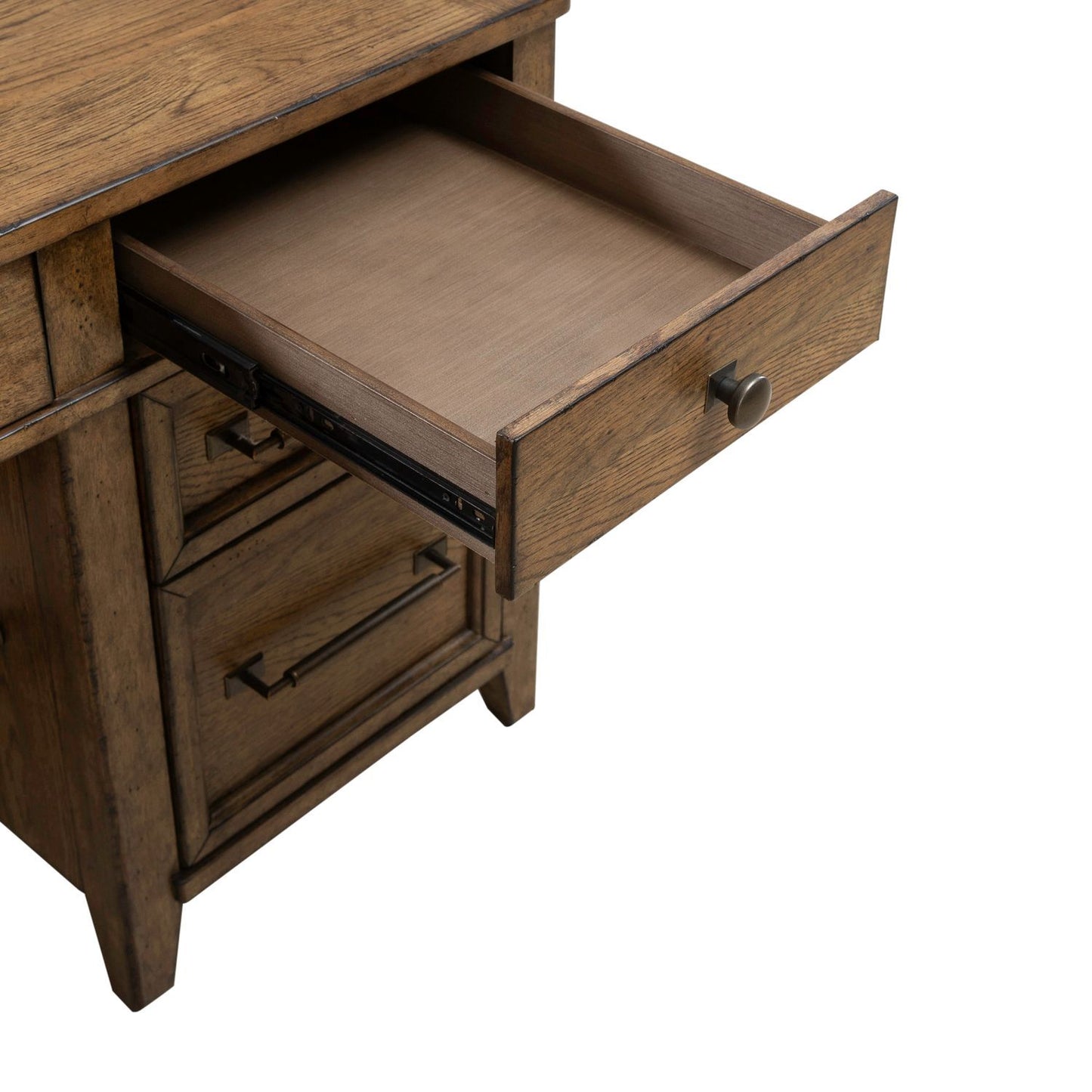 Carolina Park - Jr Executive Credenza - Brown