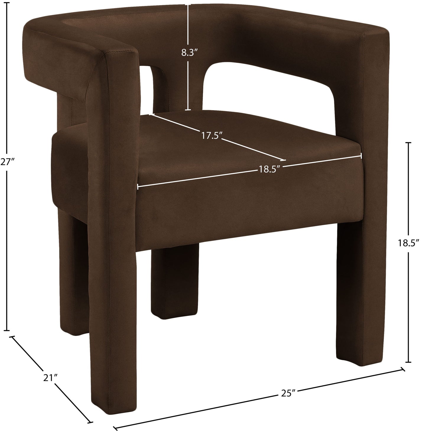 Athena - Velvet Dining Chair