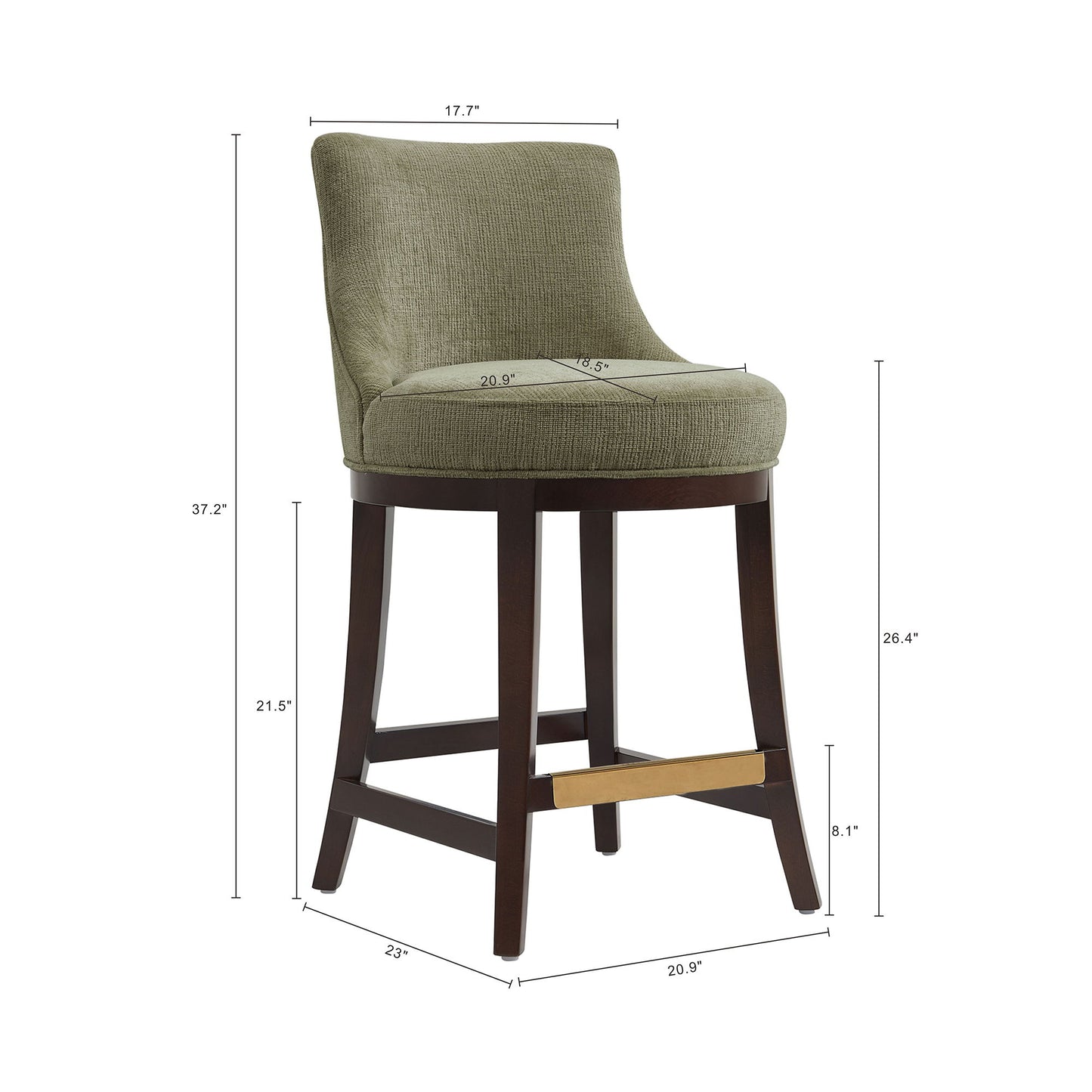 Manhattan Lucia - Counter Stool