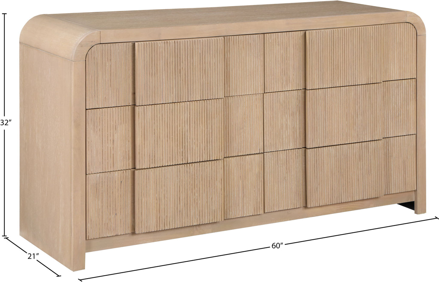 Fluted - Dresser