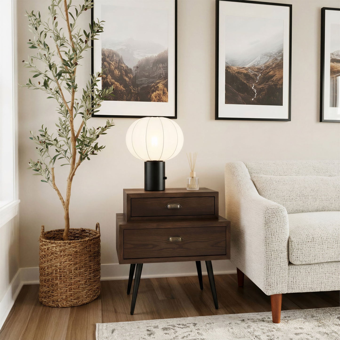 Mechy - Side Table - Brown
