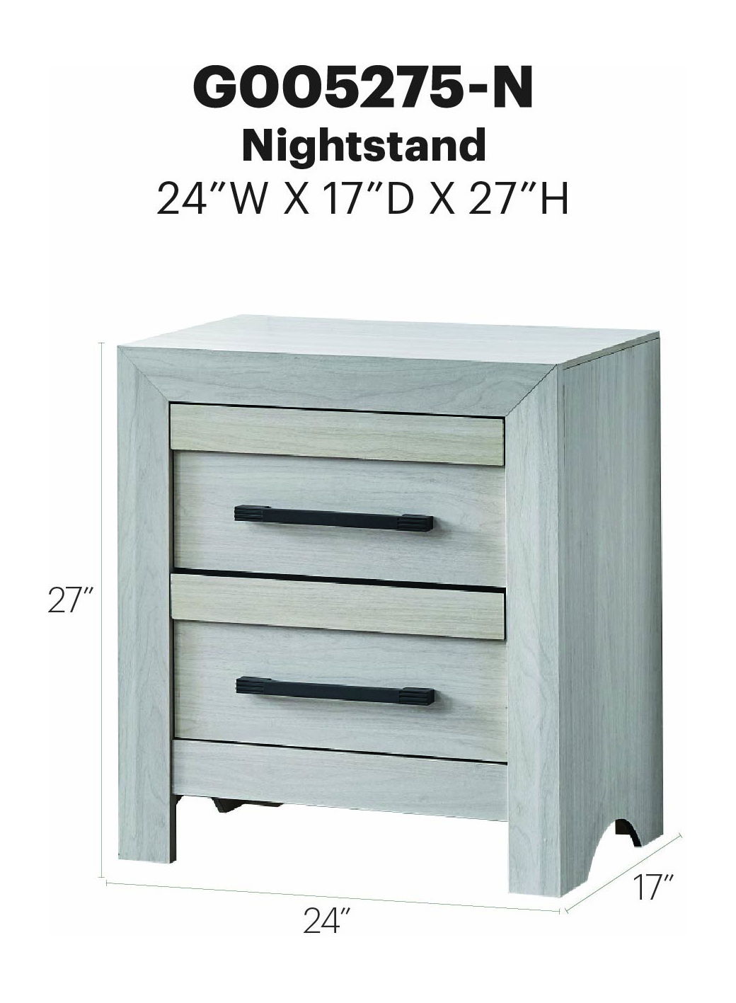 Glory Furniture - Rustica - Nightstand