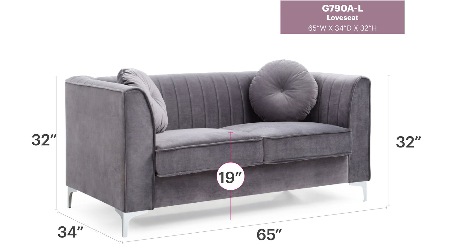 Glory Furniture - Delray - Loveseat