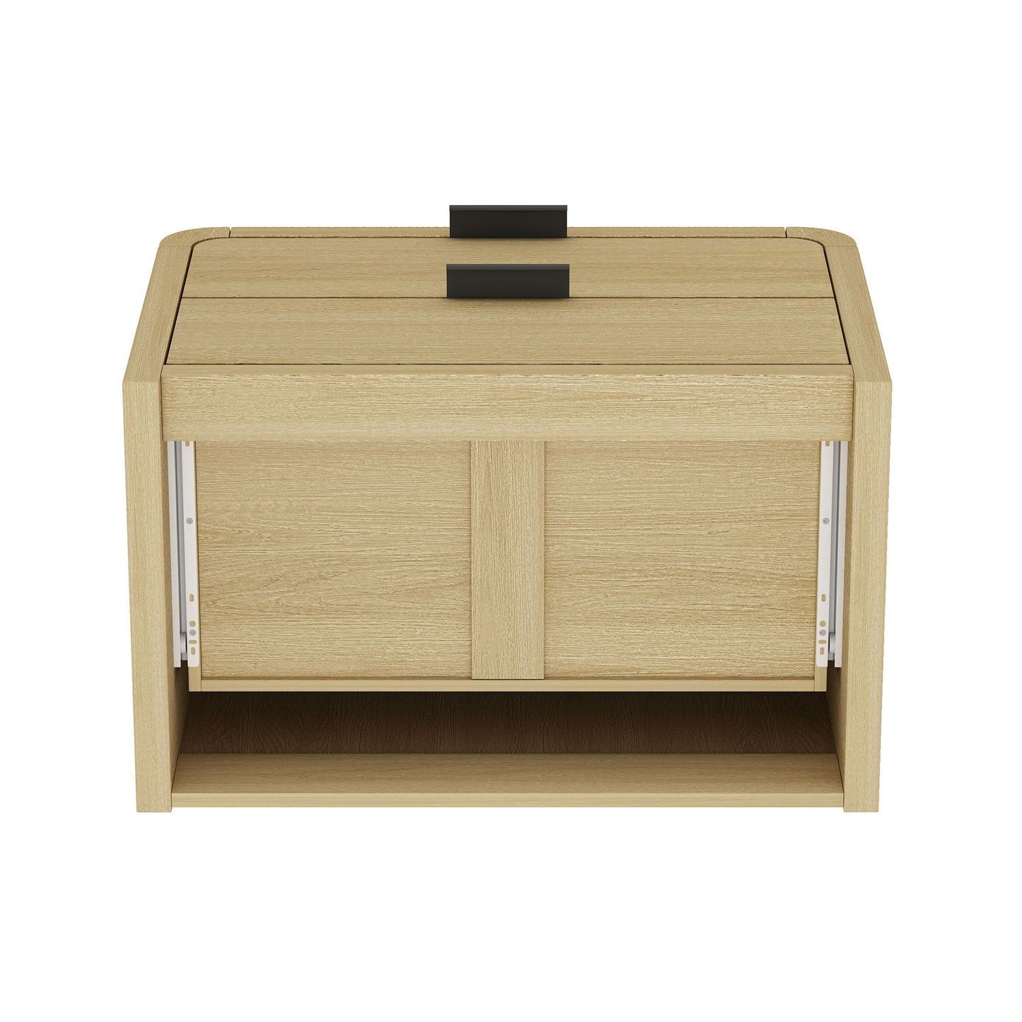 Manhattan Grace - Nightstand With Black Handles