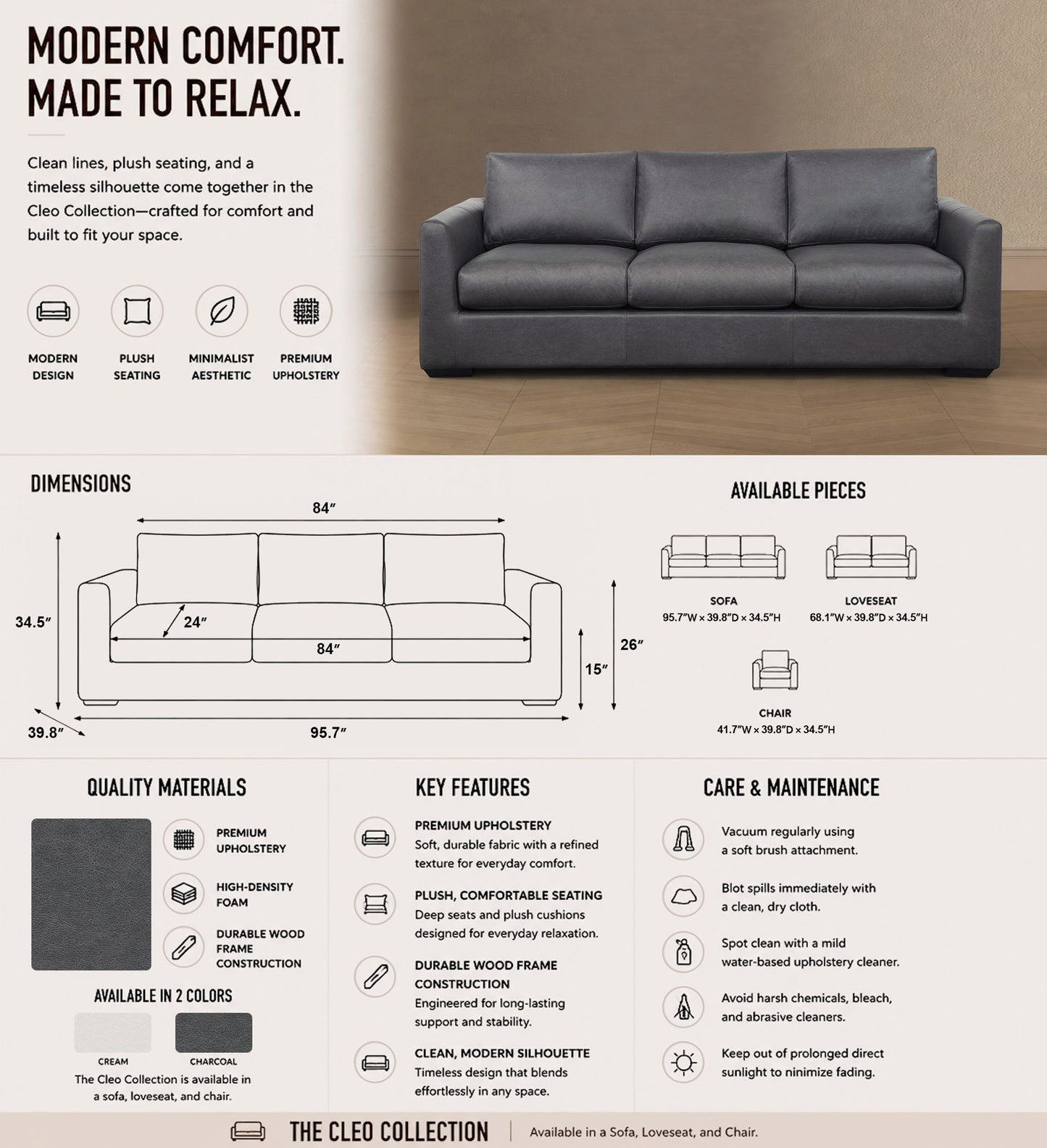 Manhattan Cleo - Sofa