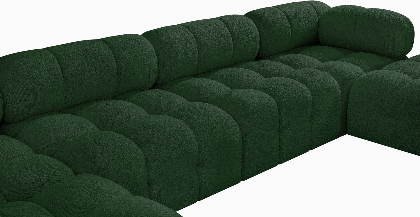 Ames - 6 Piece Fabric Modular U-Shaped Sectional