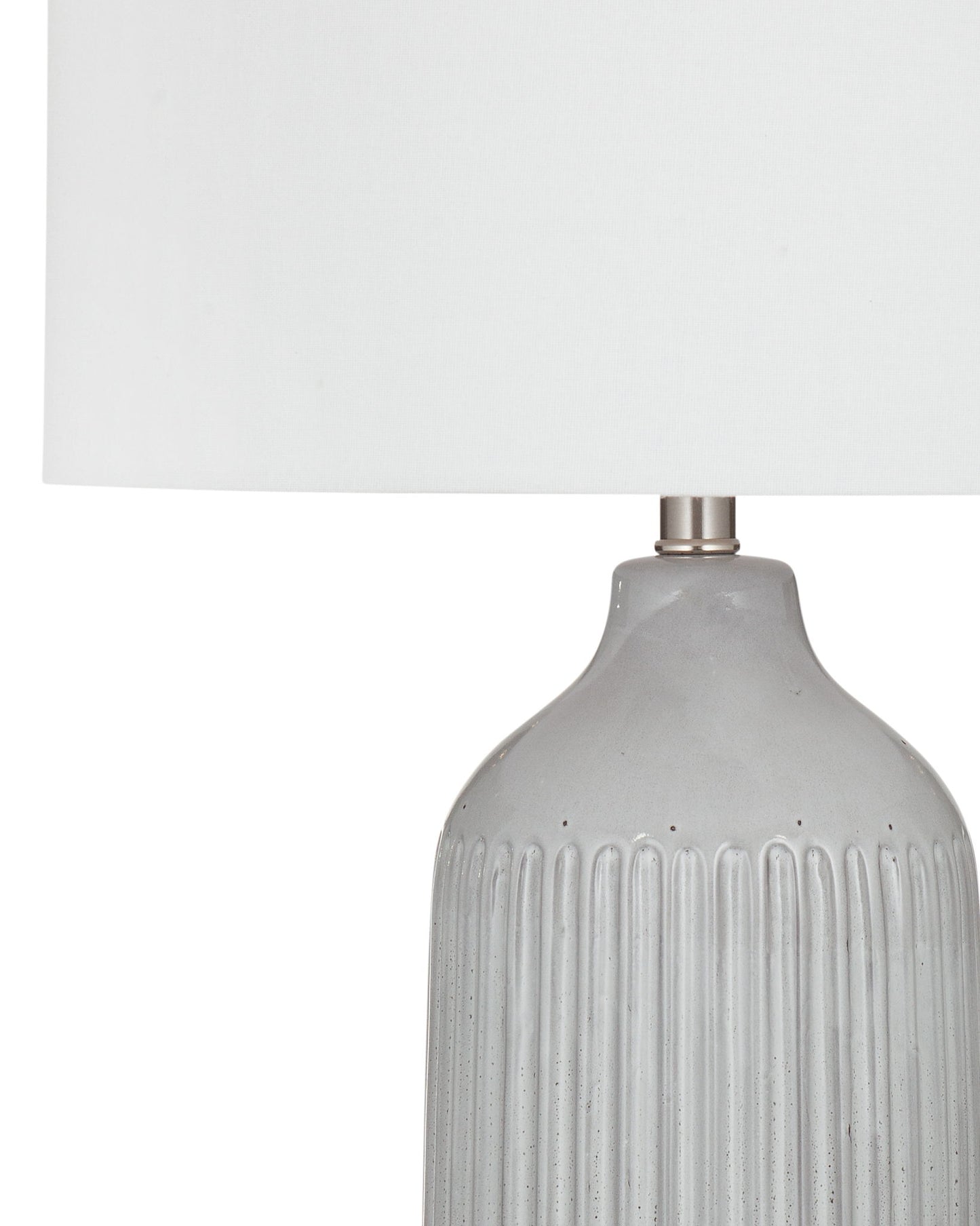 Dorchester - Table Lamp - Gray / White