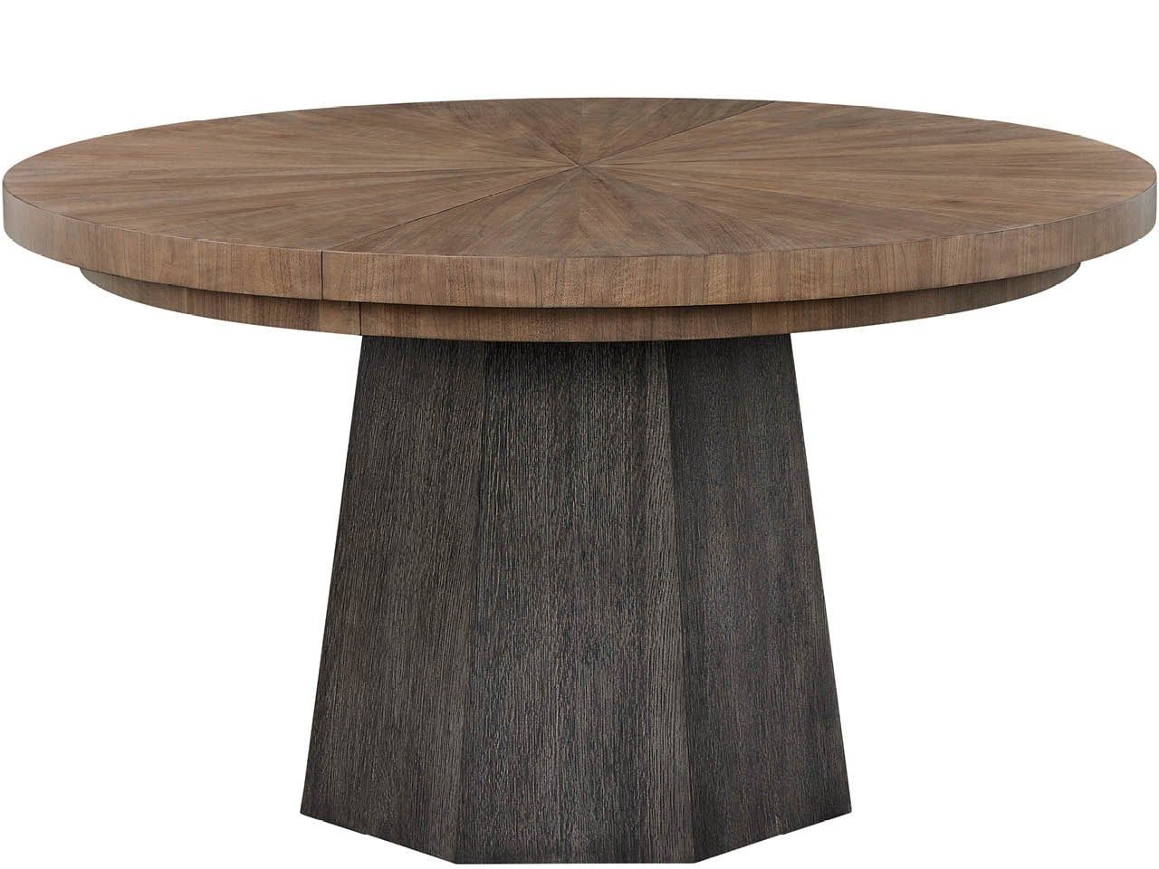 Modern / Mist & Veil - Round Dining Table - Haze