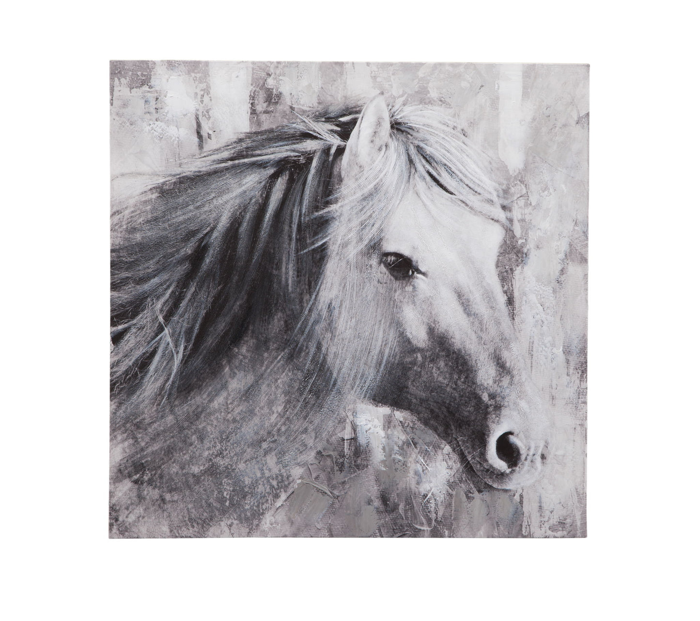 Meg Canvas Art - Dark Gray
