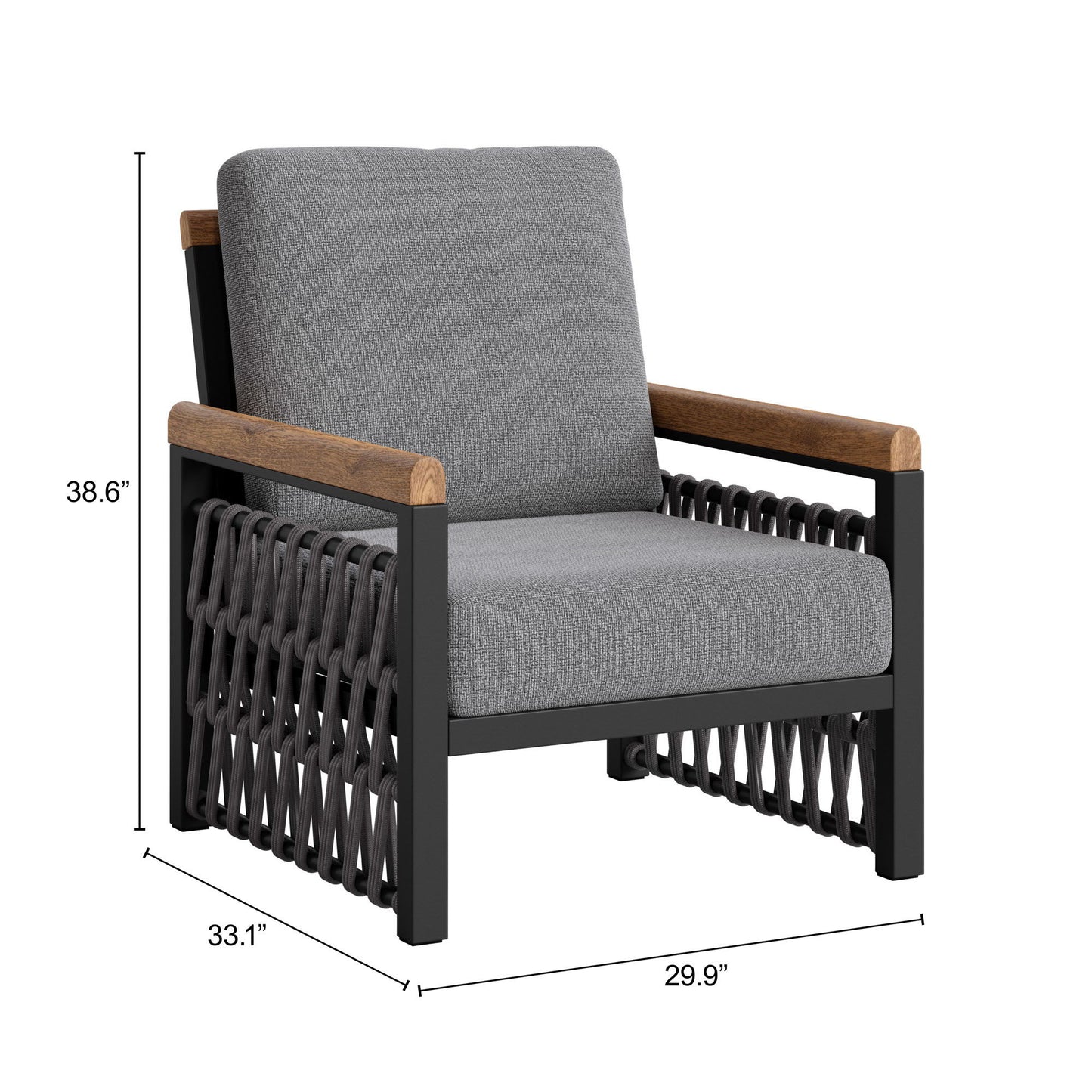 Naru - Accent Chair - Gray